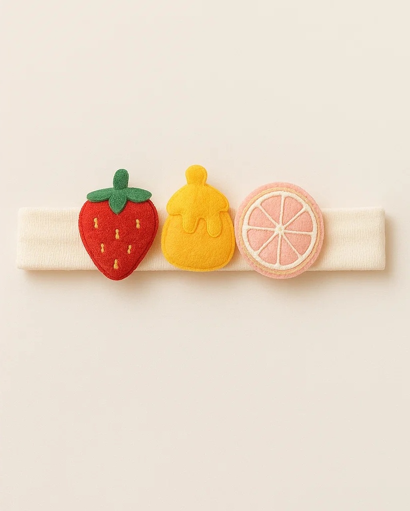 Strawberry Orange Grapefruit Baby Headband